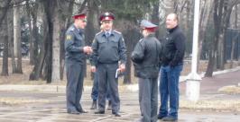 Сотрудники полиции обеспечивали безопасность во время мероприятия Юрий Скачков