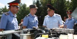 Общегородской развод полицейских нарядов прошел в Биробиджане Владимир Иващенко