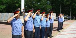Общегородской развод полицейских нарядов прошел в Биробиджане Владимир Иващенко
