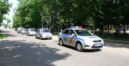 Общегородской развод полицейских нарядов прошел в Биробиджане Владимир Иващенко