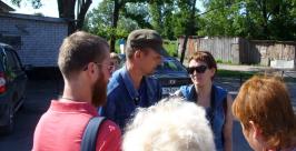 Это один из переселенцев, который приехал из Кишинёва всего три месяца назад Вадим Войтенков