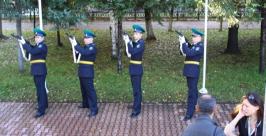 В Сквере Победы Биробиджана состоялось возложенеие цветов к Огню Славы Владимир Иващенко