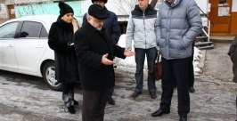 Ход очистки города от снега проинспектировал мэр Биробиджана Андрей Пархоменко Владимир Иващенко