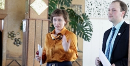 Елена Самойленко и Евгений Аринин Пресс-служба Законодательного Собрания ЕАО