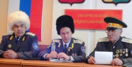 Встреча казаков станицы с руководством Средне-Амурского окружного общества Пресс-служба администрации Облученского района