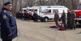 заместитель начальника Главного управления МЧС России по ЕАО (по ГПС) Александр Кузьмин пресс-служба ГУ МЧС России по ЕАО