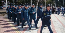 Школа юный пожарный-спасатель ЕАО приняла новых кадетов и простилась с выпускниками пресс-служба ГУ МЧС России по ЕАО