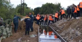 Дамба в с. им. Тельмана ЕАО дала течь Пресс-служба ГУ МЧС России по ЕАО