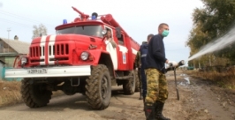 Дезинфекция улиц и дорог началась в Николаевке  пресс-служба ГУ МЧС России по ЕАО