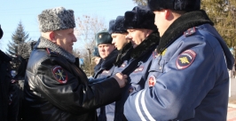 Готовность сотрудников ОВД к службе в зимний период проверил главный полицейский ЕАО Пресс-служба УМВД России по ЕАО