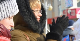 Начальнику городского отдела образования Марине Авачёвой понравилось выступление ЮИД Константин Земляникин