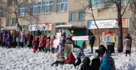 Олимпийские старты провел Ростелеком для школьников Биробиджана Из архива Дмитрия Егерева