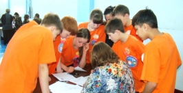 Конкурс &quotЮный пожарный&quot в Биробиджане пресс-служба ГУ МЧС РФ по ЕАО