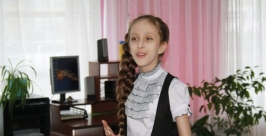 Дипломант конкурса Анна Гельберг из 5-й  школы Владимир Иващенко