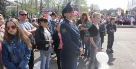 полиция обеспечивала безопасность в дни празднования Первомая Пресс-служба УМВД РФ по ЕАО