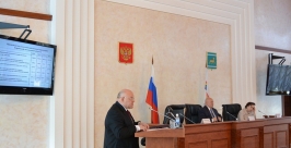 Отчет губернатора ЕАО перед областным парламентом в 2014 г. Константин Земляникин