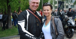 Александр и Елена Мержиевские пристрастились к мотоциклам Владимир Иващенко, ИА ЕАОmedia