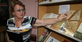 Светлана Борисова показывает фронтовые треугольники Владимир Иващенко