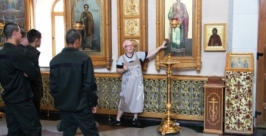 Осужденные в храме Пресс-служба УФСИН России по ЕАО