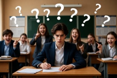 Гении не всегда зубрилы сгенерировано при помощи ИИ (18+)