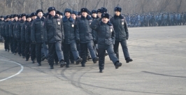 Строевой смотр на стадионе &quotДружба&quot Пресс-центр УМВД по ЕАО