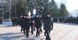 Новое знамя появилось в УМВД России по ЕАО Пресс-служба УМВД России по ЕАО