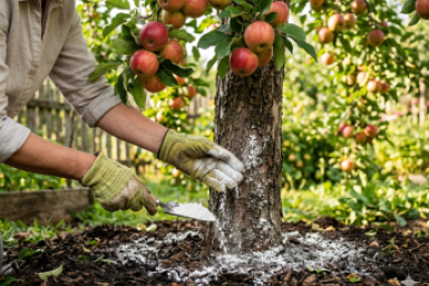 "Идите все в сад": эти 7 составов для побелки спасут деревья от вредителей — не трескаются и не смываются