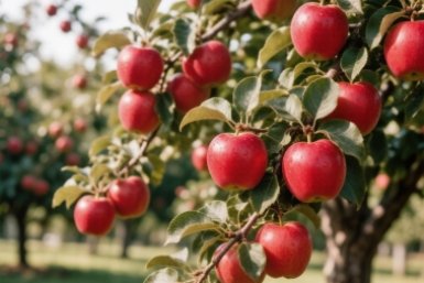 Обрабатываю яблони этим набором в конце апреля — и плоды не осыпаются до сентября