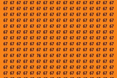 Зрительный тест на IQ: найдите число 76 за секунду