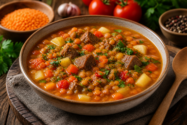 Суп с чечевицей – бережет сердце и сосуды. Полезный и вкусный рецепт