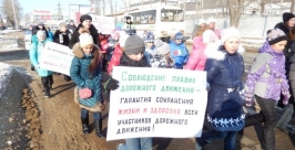 Более 150-ти биробиджанцев приняли участие в уличном шествии в День памяти жертв ДТП Владимир Иващенко ИА ЕАОmedia