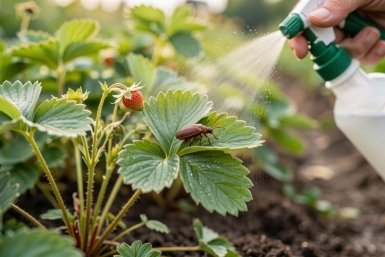 Нашатырь или химия: что на самом деле работает против долгоносика на клубнике - личный опыт