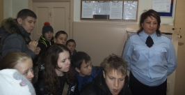 Экскурсия для школьников Пресс-служба транспортной полиции