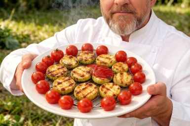 Пошли кабачки - сразу шашлык по-ивлески: мясо больше не мучаю в мазике и газировке - соус готов за 60 секунд