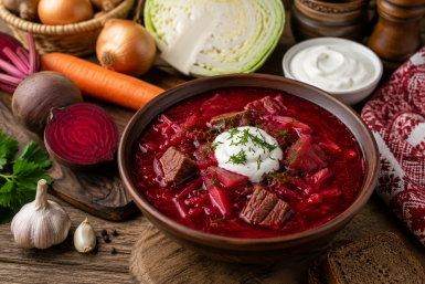 Лимон в свеклу и сок - варю борщ по-Ивлевски: наваристый, янтаный, вкуснее на второй день