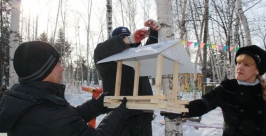 Конкурс на лучшую кормушку прошел в детском саду №15 в Биробиджане Владимир Иващенко, ЕАОmedia