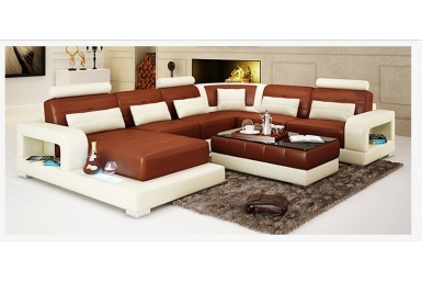 Диван H2209 производства фабрики New King, стоимость - 13200 юаней Мебельный дом Decorte