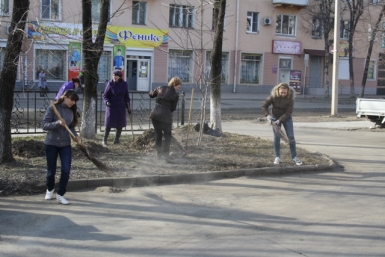 Месячник санитарной очистки стартовал в Биробиджане Владимир Иващенко