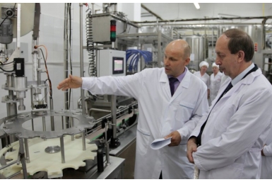 Открытие новой линии розлива молочных продуктов состоялось в ЕАО  департамент пресс-службы губернатора и правительства ЕАО