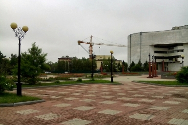 МФЦ возводят в самом центре Биробиджана ИА ЕАОmedia