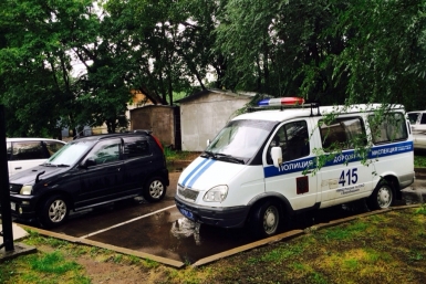 Полицейский автомобиль Народный корреспондент