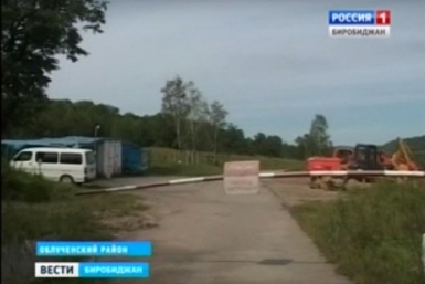 КПП - единственное напоминание о бывшем военном объекте ГТРК Бира