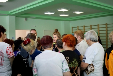 Открытие спортзала  Анна Ом, ИА SakhalinMedia