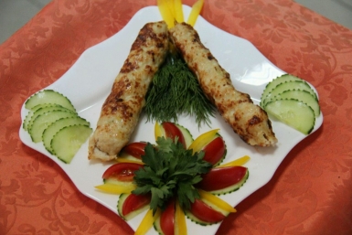 Люля куриная  предоставлено рестораном Камелот 