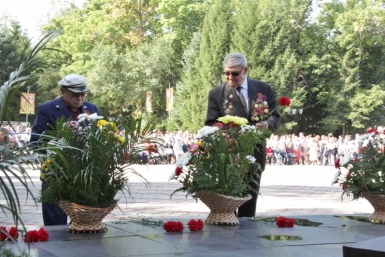 Митинг, посвященный 70-летию со дня окончания Второй мировой войны Пресс-служба Законодательного Собрания ЕАО