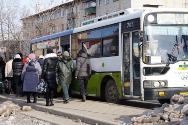 По новому расписанию будут ездить муниципальные автобусы в Биробиджане с 25 января Бойко Ольга, EAOMedia