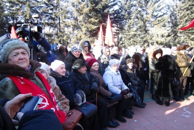 Митинг в Биробиджане Юрий Скачков
