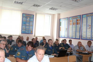 Начальники пожарных гарнизонов ЕАО &quotподнаторели&quot в школе повышения оперативного мастерства пресс-служба ГУ МЧС России по ЕАО
