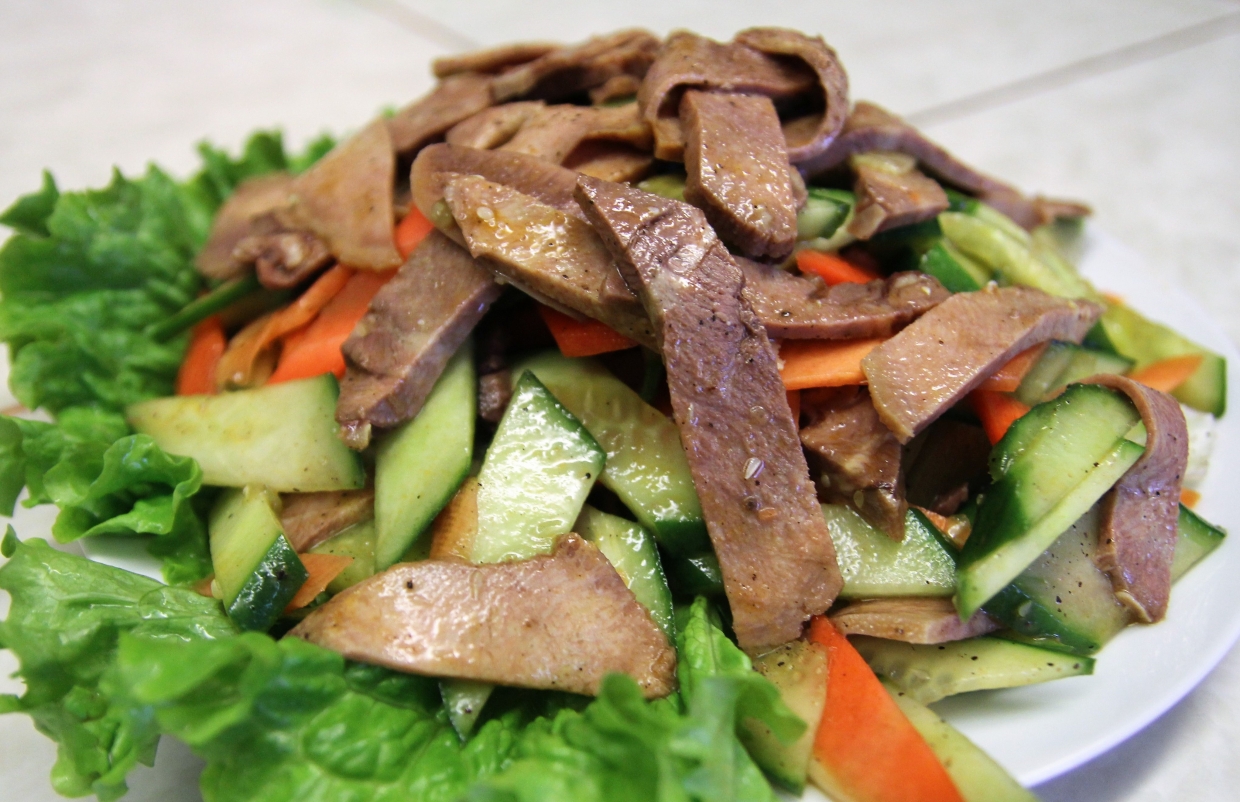 "Салат с говядиной"