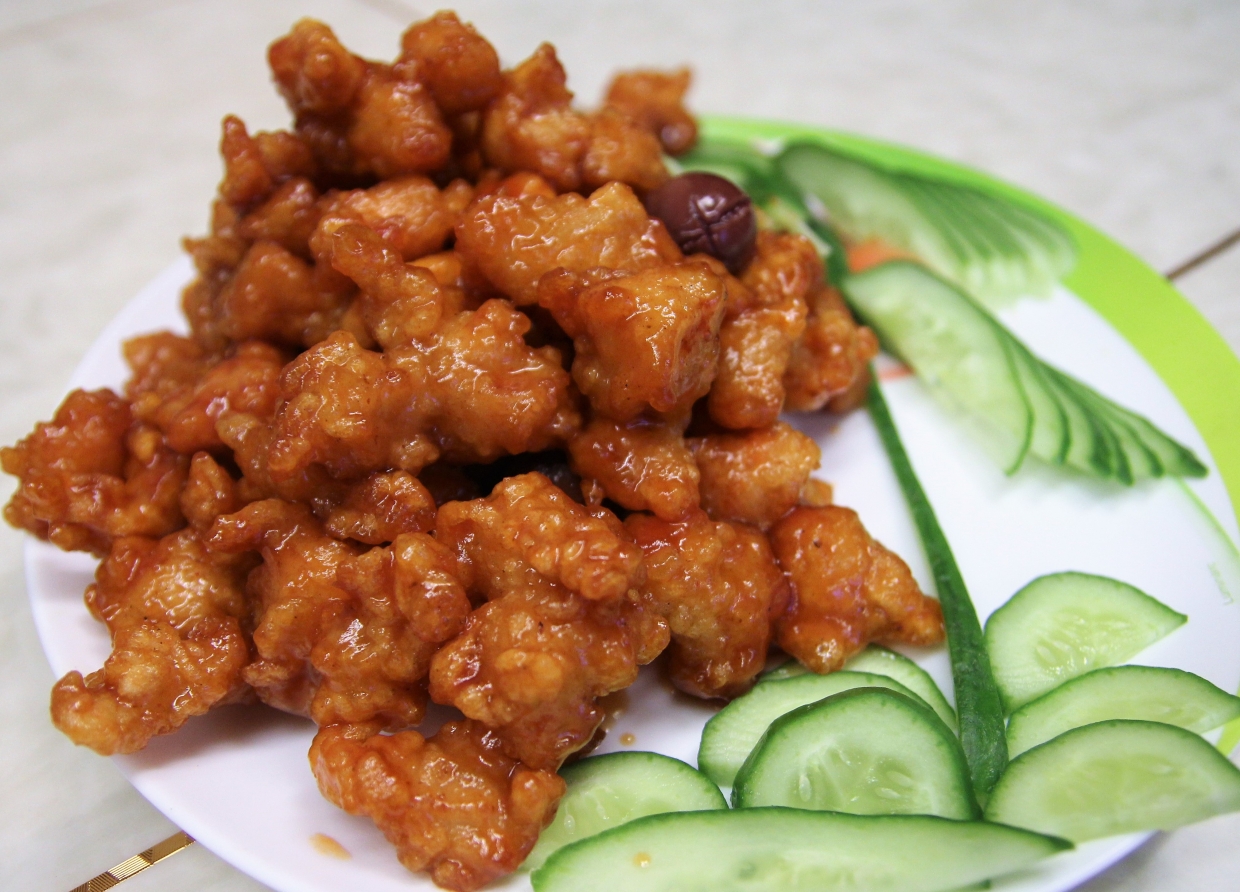 "Мясо в вишневом соусе"